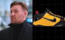 Conor McGregor talks about Nike's Bruce Lee edition shoes gifted by business partner