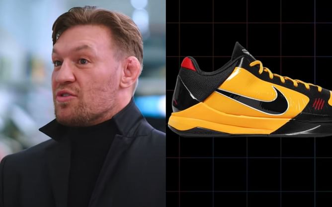 Conor McGregor talks about Nike's Bruce Lee edition shoes gifted by business partner