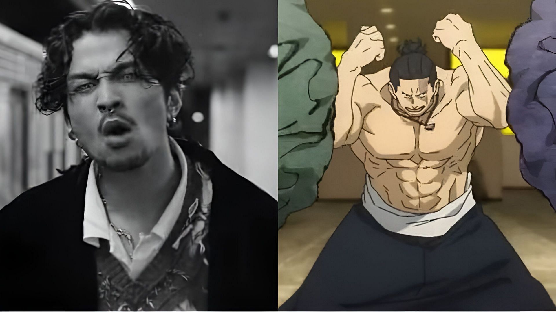 Special Z music video (left) and Todo (right) (Images via King Gnu &amp; MAPPA)