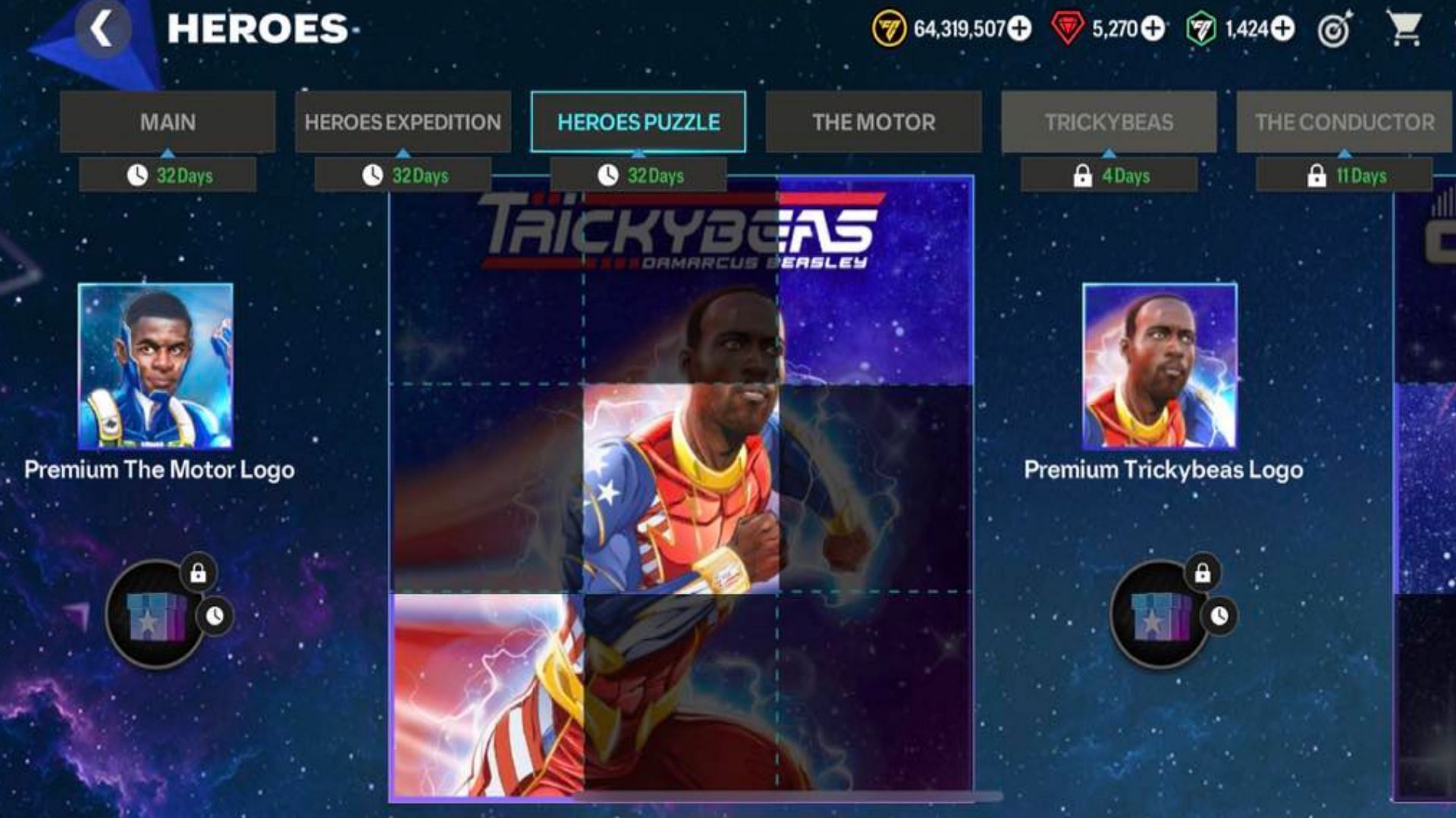 Snippet showing various Heroes 24 Puzzle Logo (Image via EA Sports)