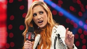 Becky Lynch's rival breaks character to reflect on the last year in WWE; shares picture with The Man