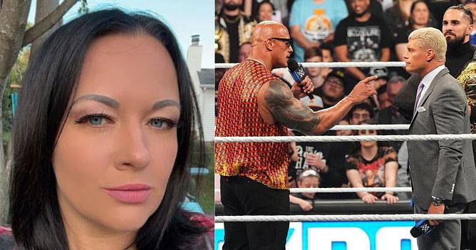 Amanda Huber responds to a nasty post over her comments about The Rock following WWE SmackDown