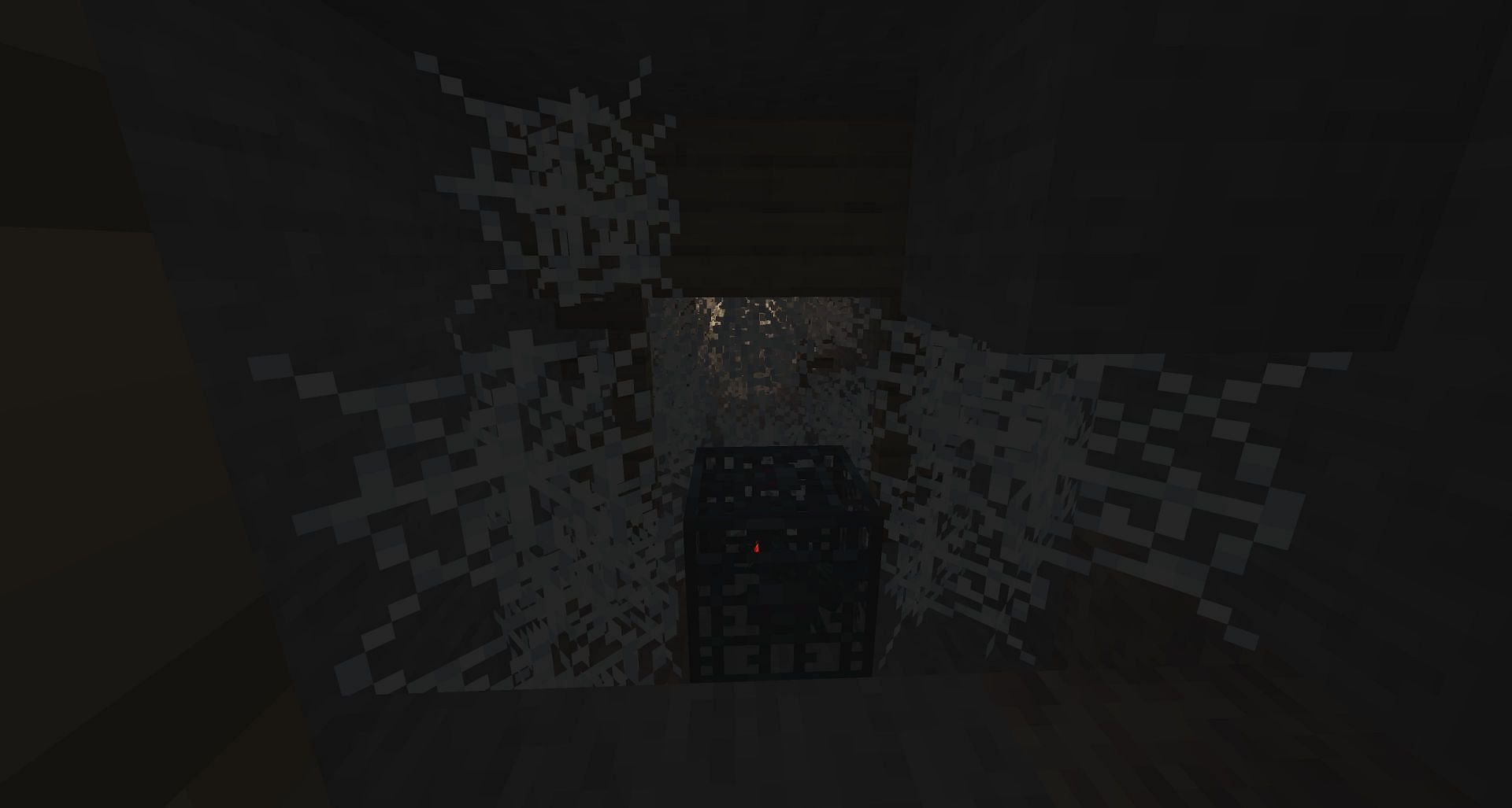 Cave spider spawners act as mineshaft dungeons. (Image via Mojang)