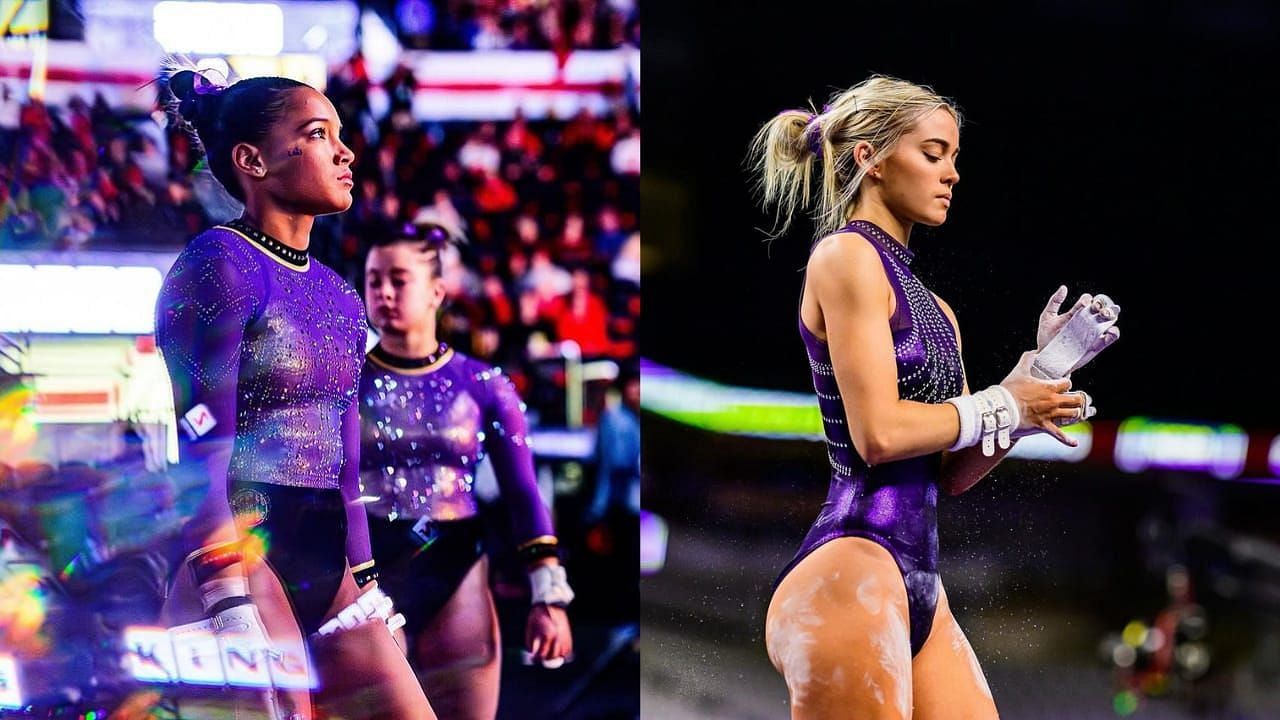 Haleigh Bryant and Olivia Dunne for LSU Gymnastics