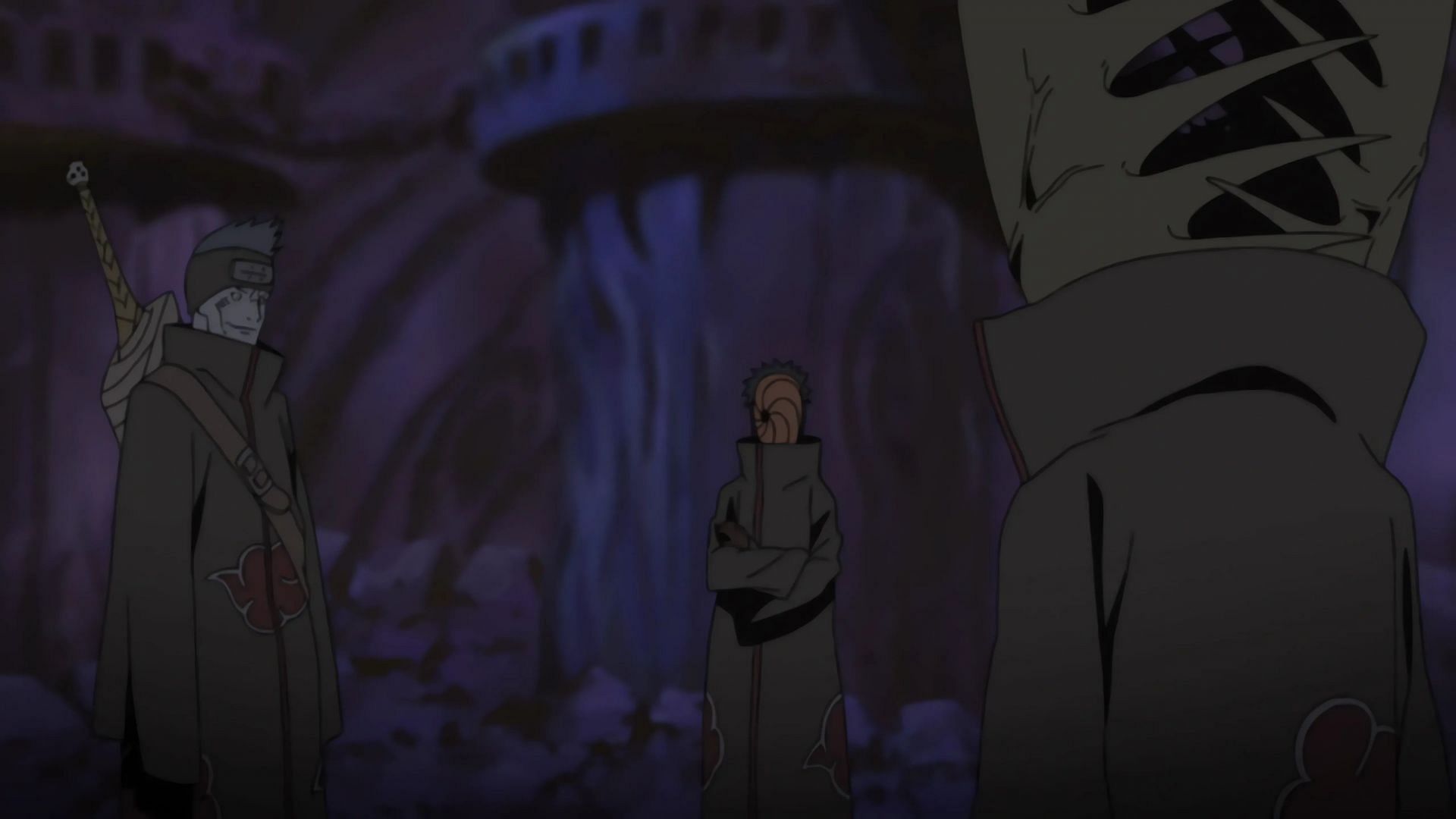 The Akatsuki led by Tobi (Image via Studio Pierrot)