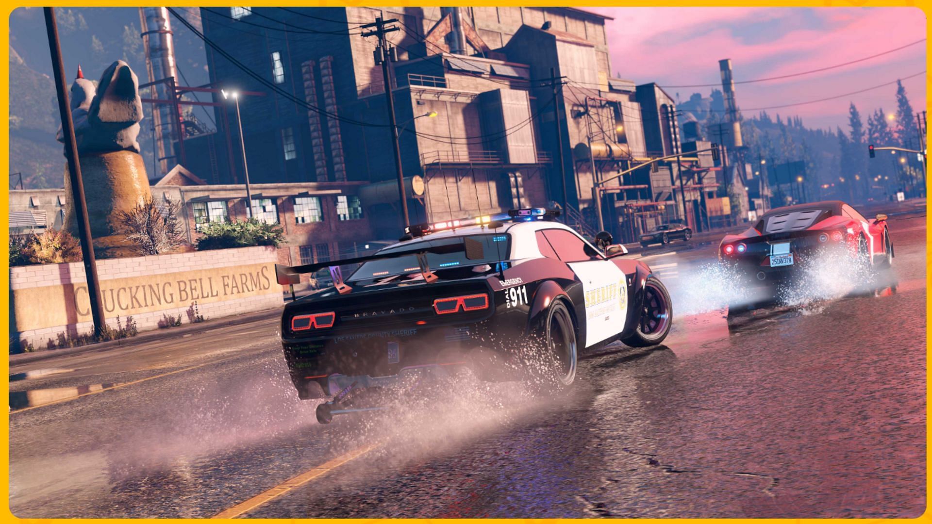 The new cop car that will roll out with this update (Image via Rockstar Games)