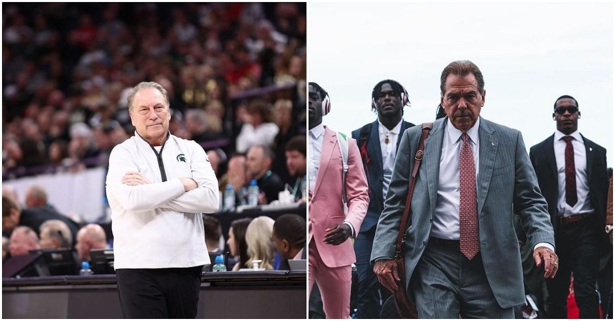 Nick Saban and Tom Izzo Michigan State