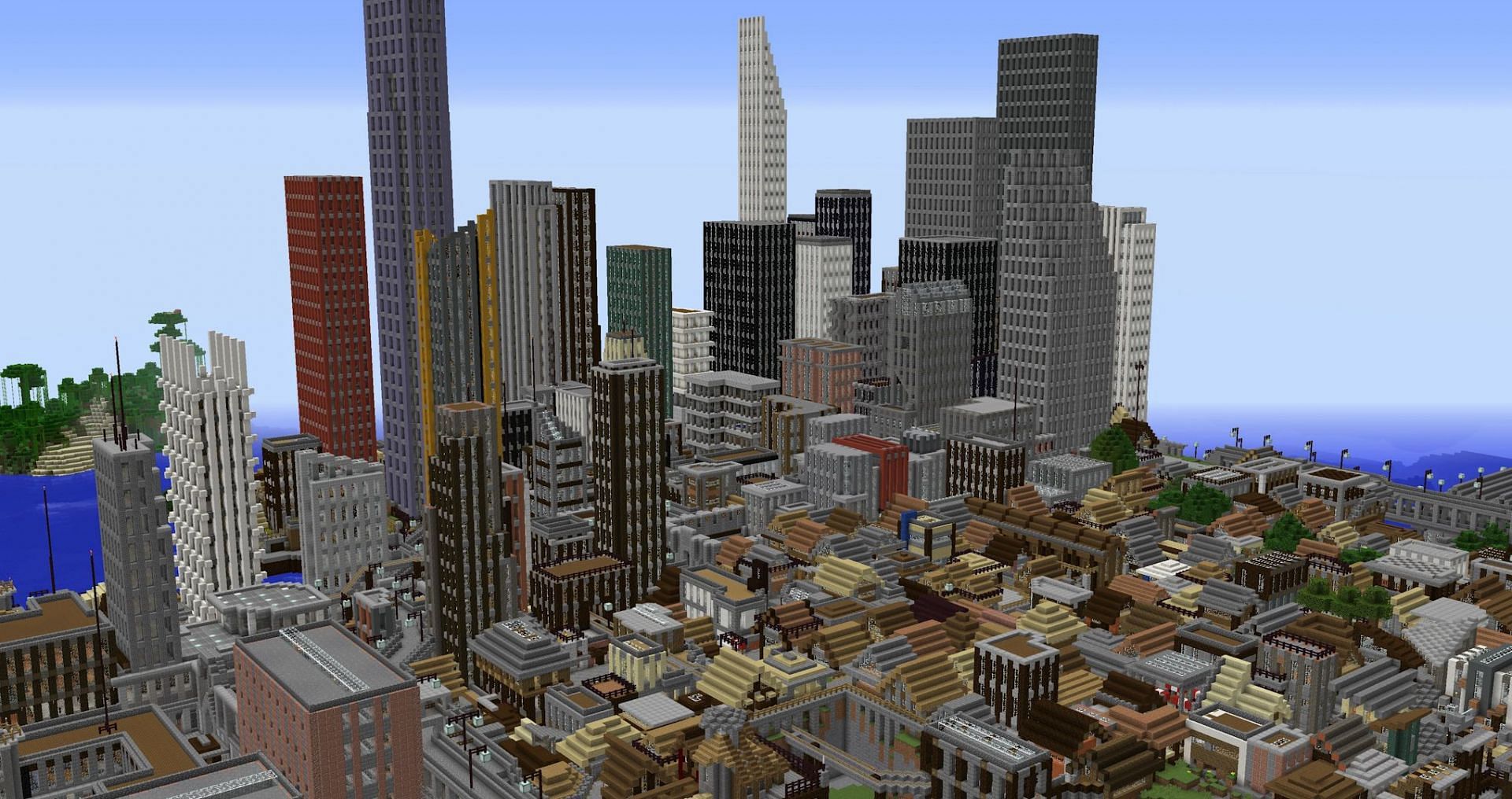 Cities have long been a staple mega build (Image via Reddit user u/hauloff)