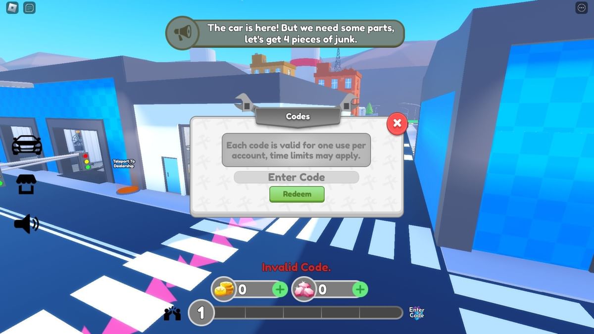 Roblox Car Repair Simulator Codes
