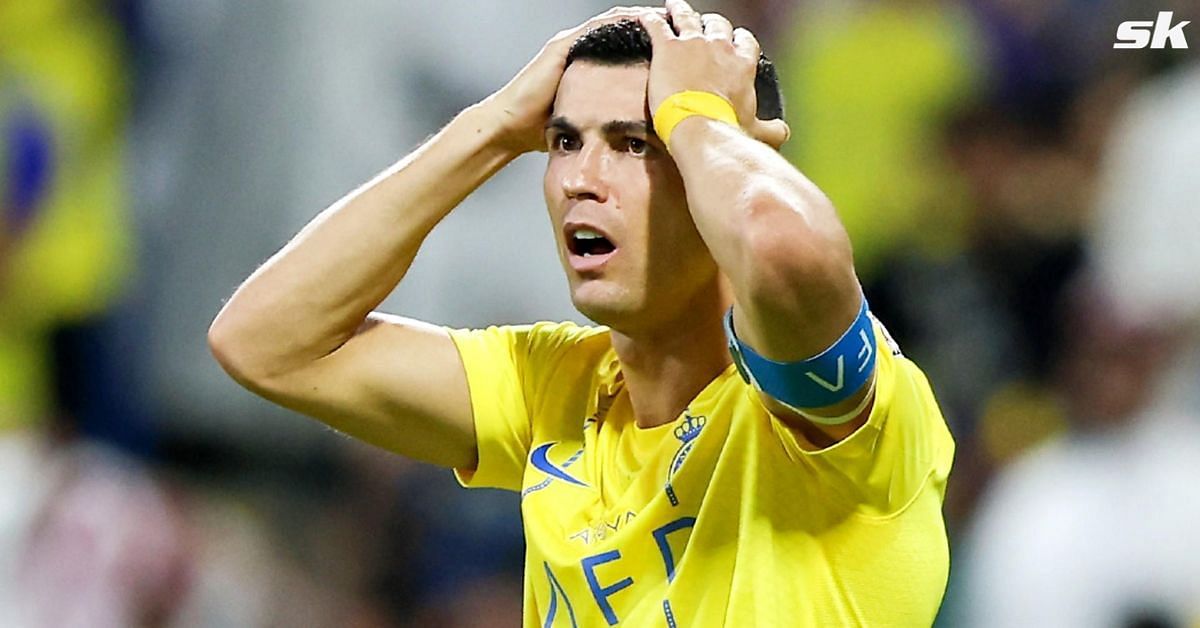 Cristiano Ronaldo featured for Al-Nassr in their defeat at home to Al-Raed 