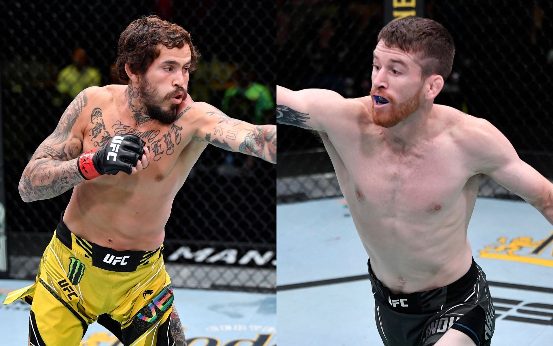 Marlon Vera (left) and Cory Sandhagen (right) are both heralded among the top strikers in the UFC bantamweight division today [Images courtesy: Getty Images]