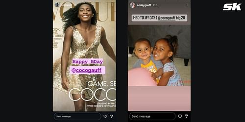 Candi and Codey Gauff via Instagram Stories