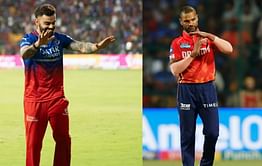 [Watch] Virat Kohli can't stop smiling as Shikhar Dhawan's doppelganger is spotted in crowd during RCB vs PBKS clash