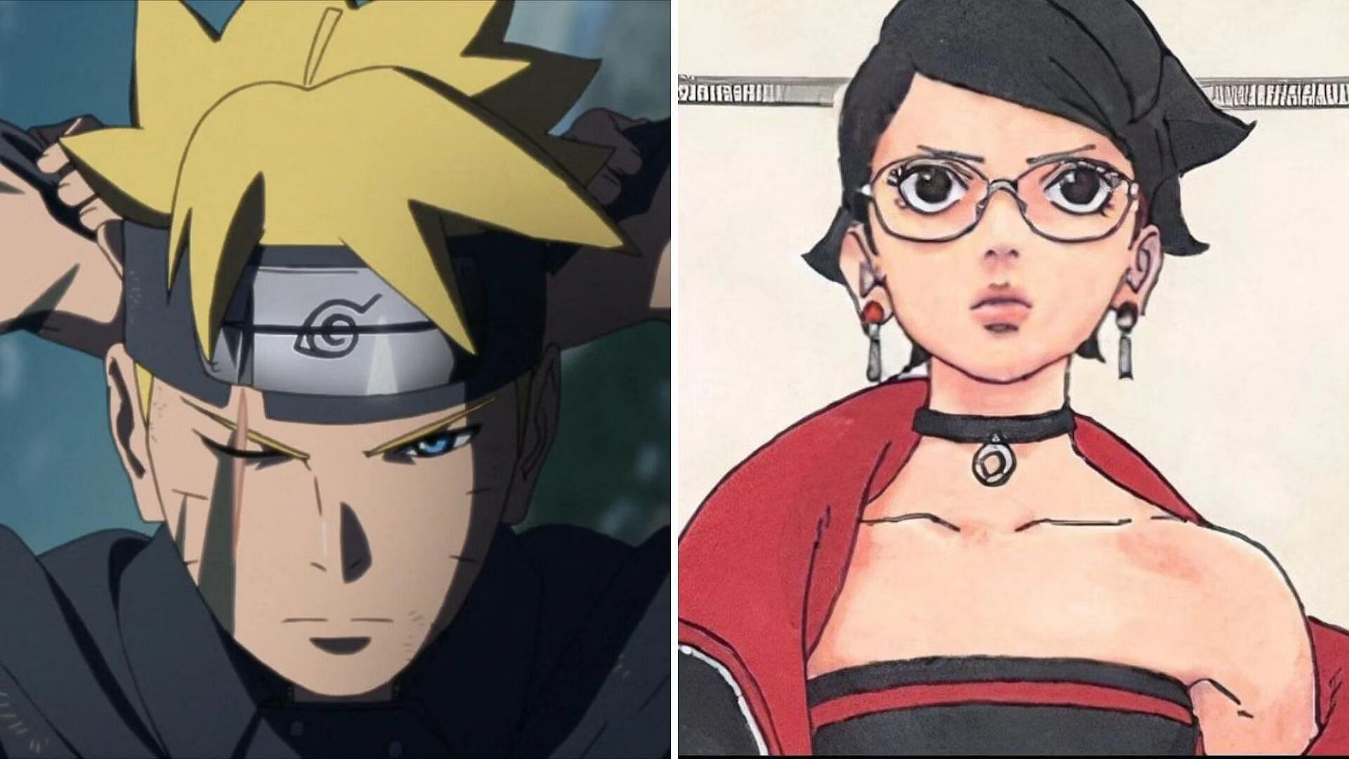 Boruto and Sarada (Image via Studio Pierrot and Shueisha).