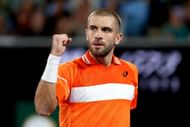 Borna Coric at the 2024 Australian Open - Getty Images