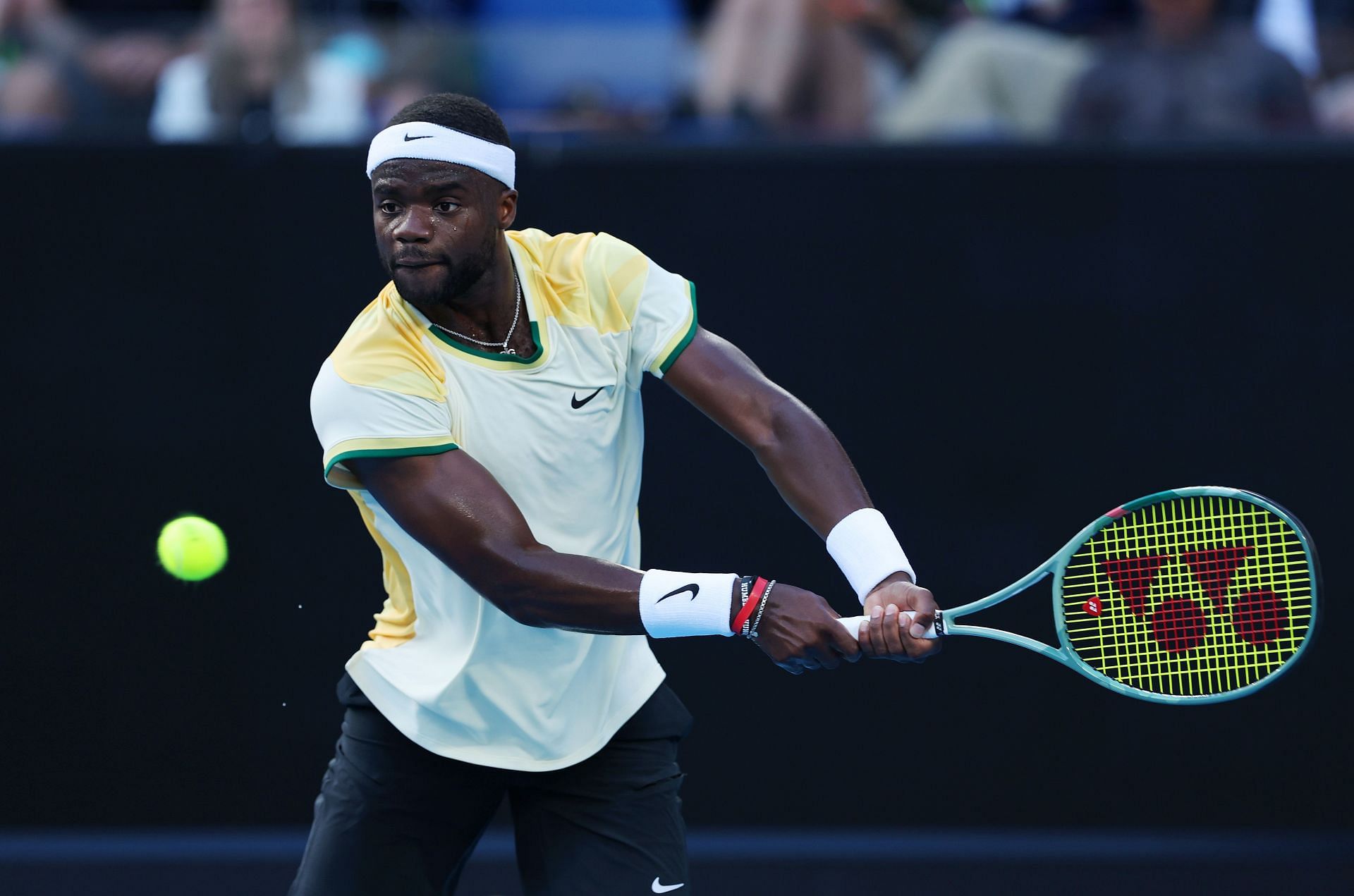 Tiafoe at the 2024 Australian Open - Day 4