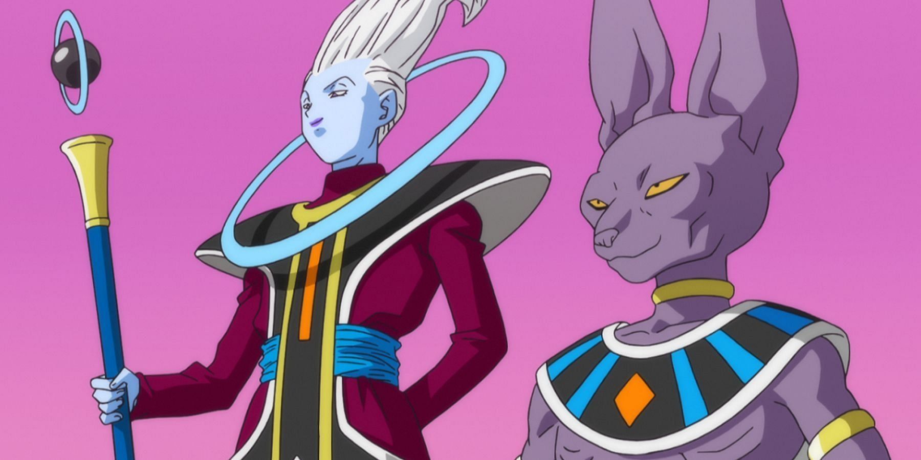 Whis and Beerus as seen in Dragon Ball Super anime (Image via Toei Animation)