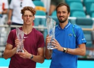 Daniil Medvedev and Jannik Sinner on the main tour