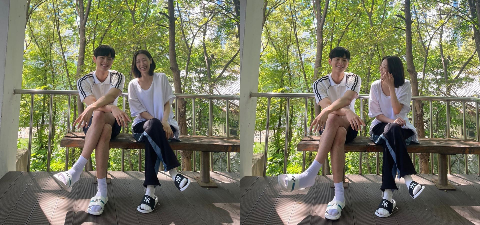 Lee Chae-min and Ryu Da-in confirmed to be dating (Images Via Instagram/@l.c.m____) 