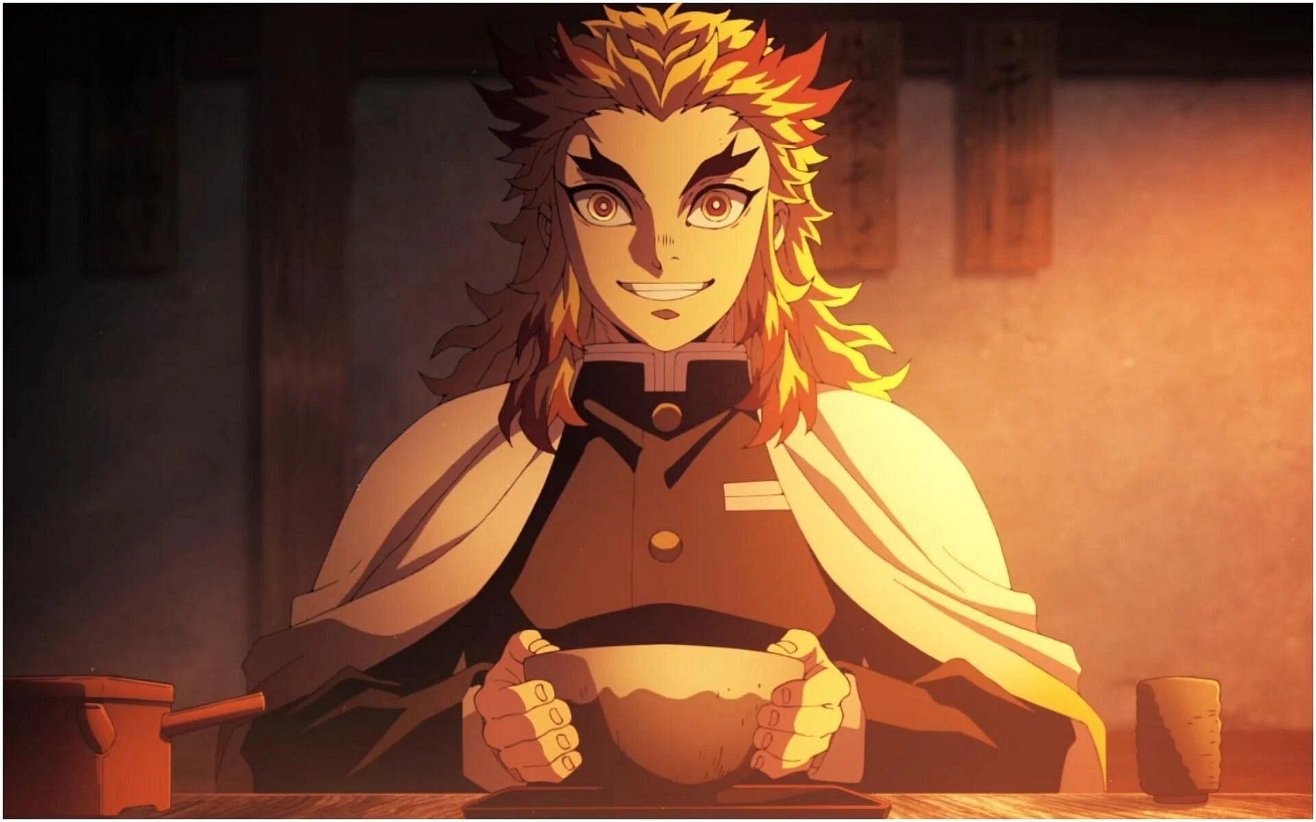 Rengoku in the anime (Image via Ufotable).