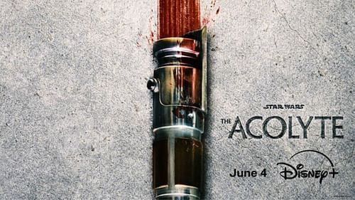 The poster shows a lightsaber lying on the ground (Image via Star Wars.com)