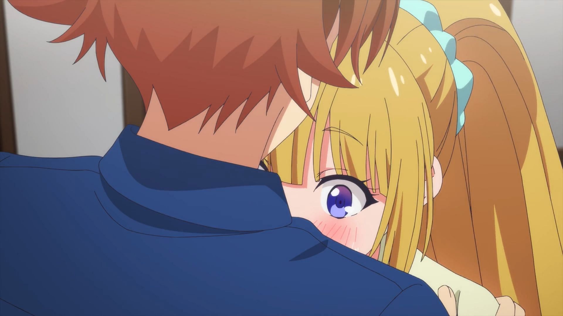 Kiyotaka and Karuizawa embracing each other, as seen in Classroom of the Elite Season 3 Episode 13 (Image via Lerche)