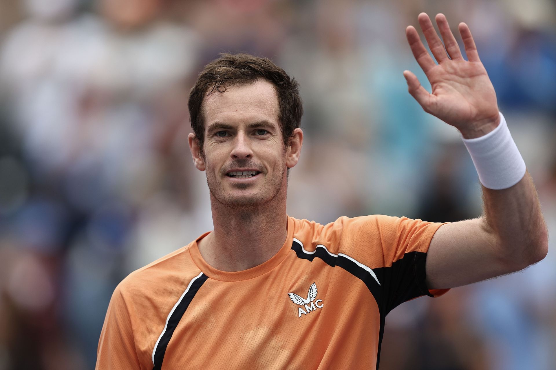 Andy Murray at the 2024 BNP Paribas Open in Indian Wells, California - Getty Images