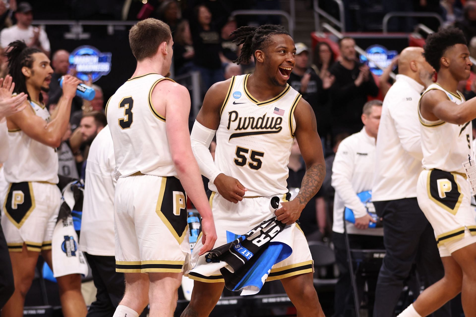 Purdue secured their sixth Elite Eight appearance in the team&#039;s history, winning over Gonzaga, 80-68, in the Sweet 16 on Friday night.