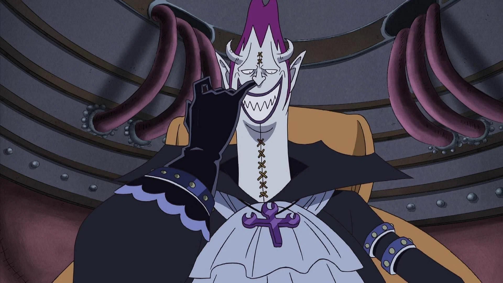 Gecko Moria as shown in the anime (Image via Toei Animation)