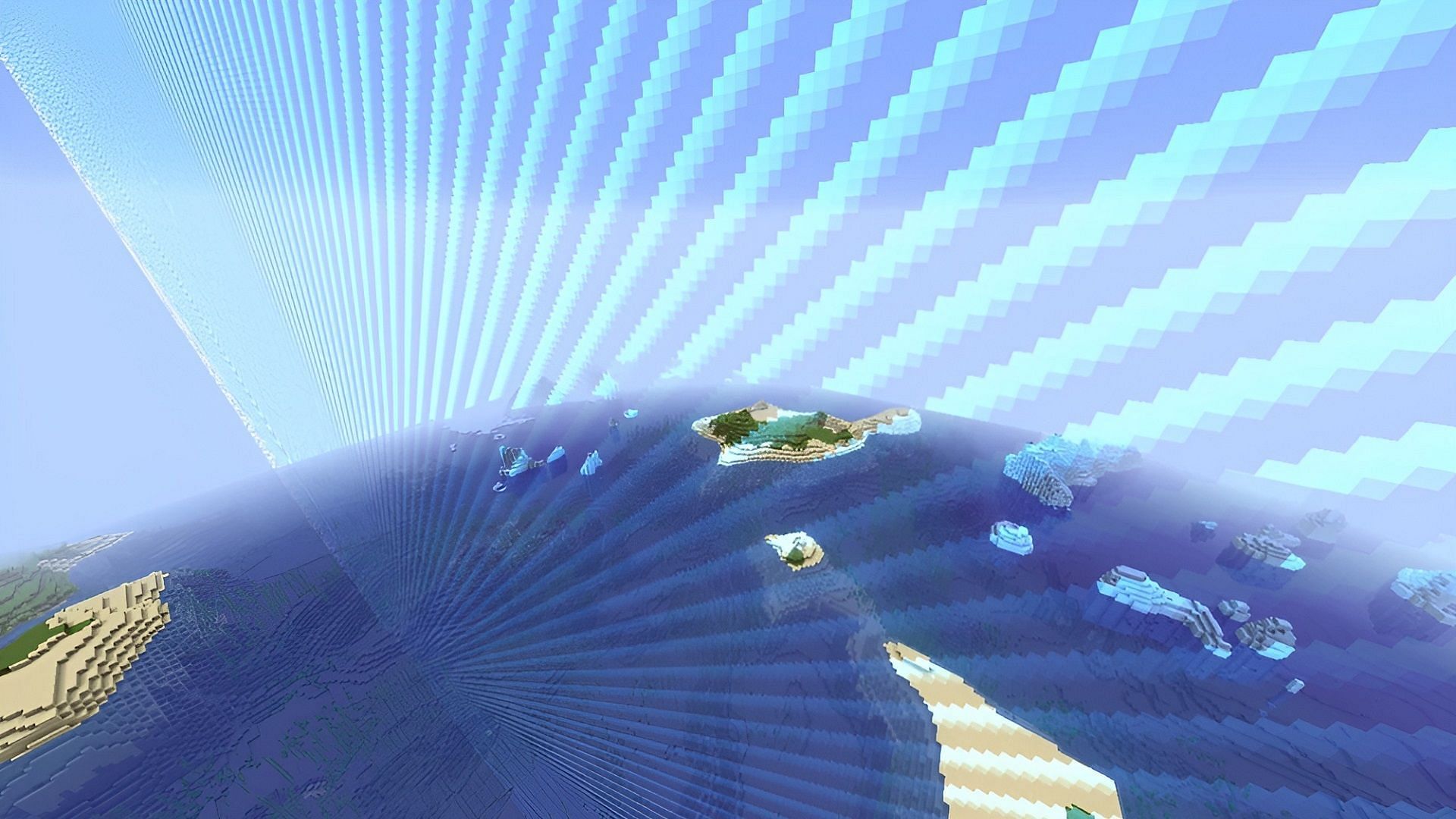 Exploring entire Minecraft worlds is impossible due to several in-game hurdles (Image via Mojang)
