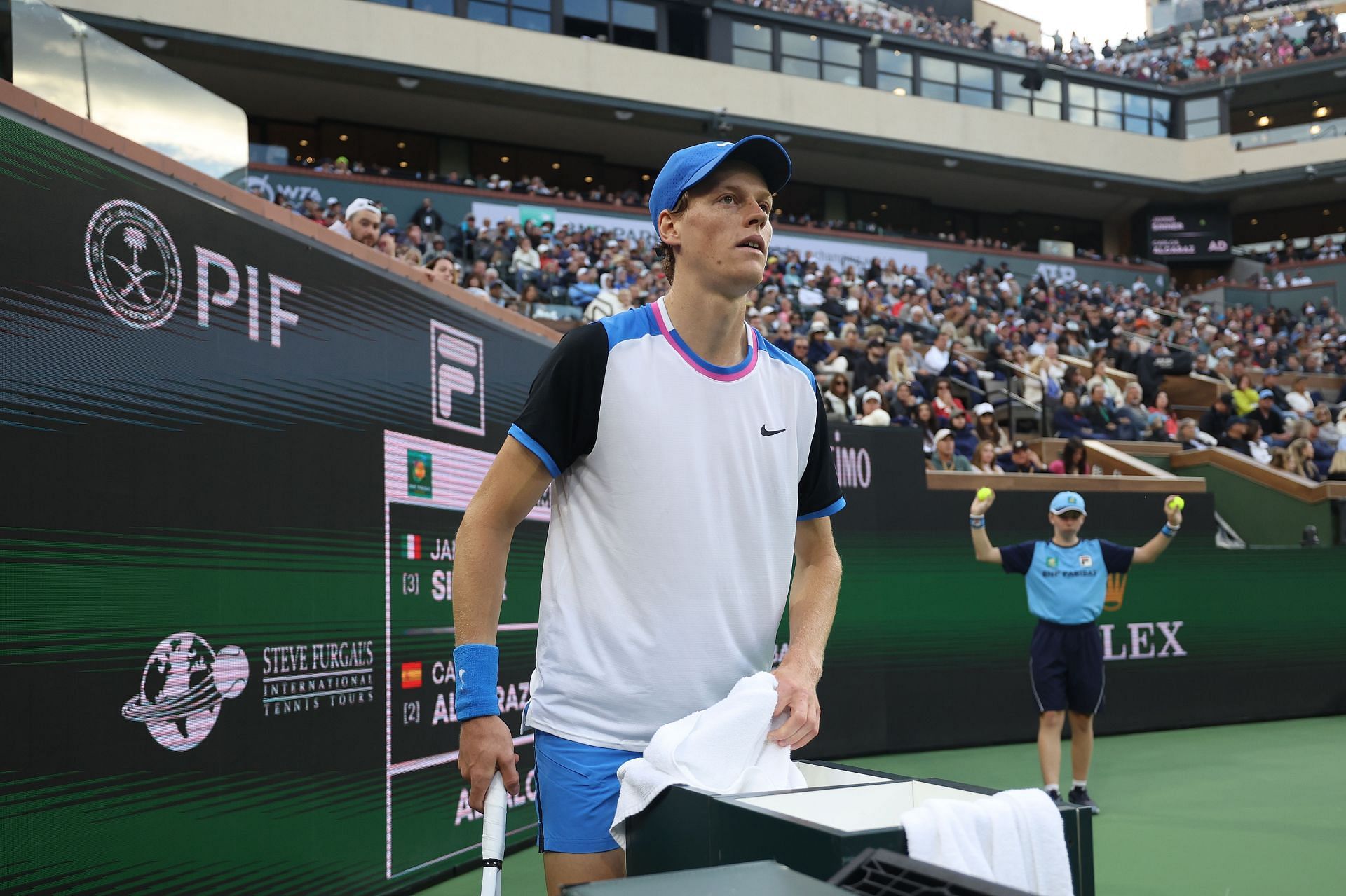 Jannik Sinner at the 2024 BNP Paribas Open