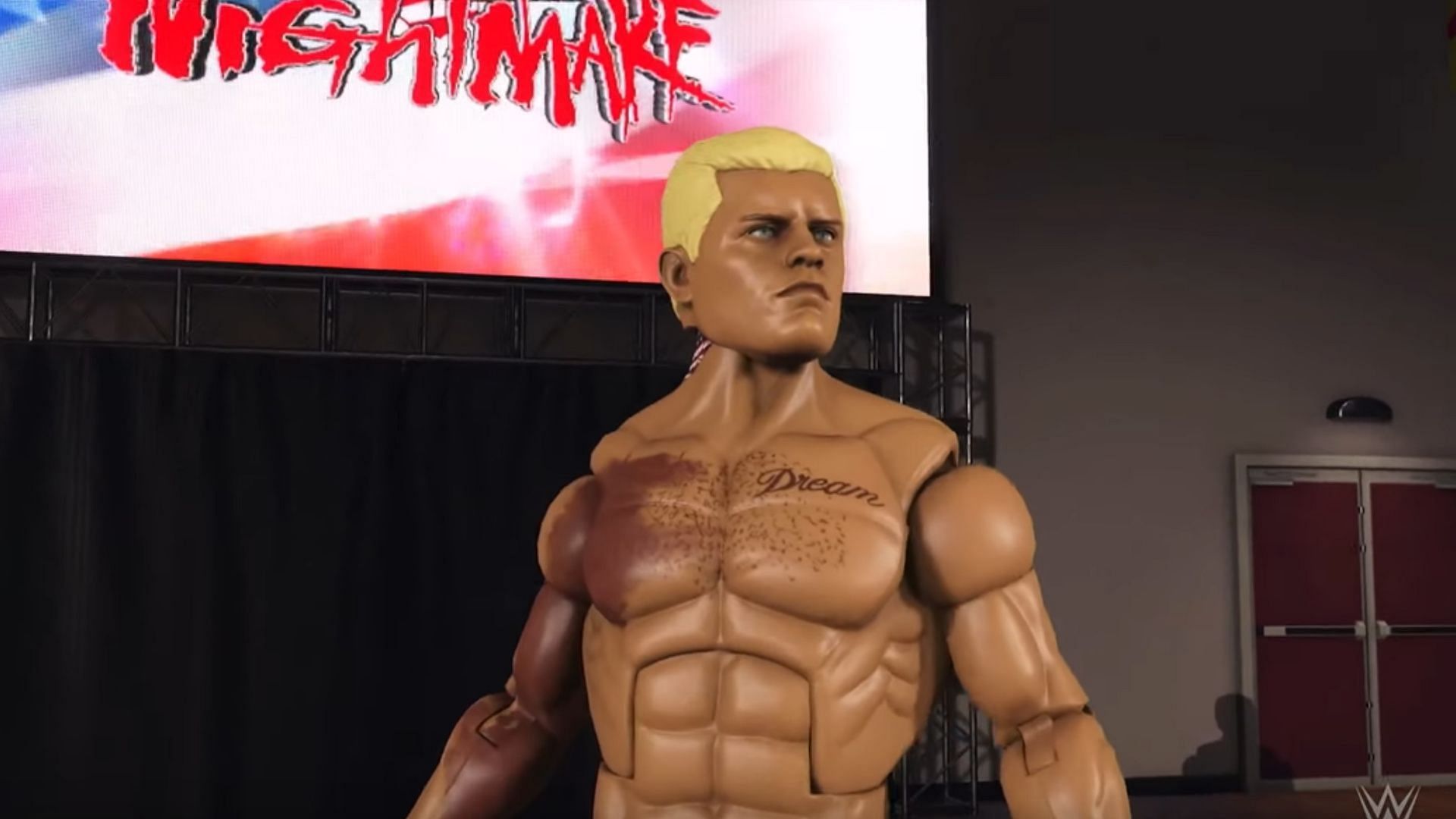 Standard Edition offers the Action Figure Cody Rhodes in WWE 2K24. (Image via YouTube/ GRAPSWITHGUAP || 2K)