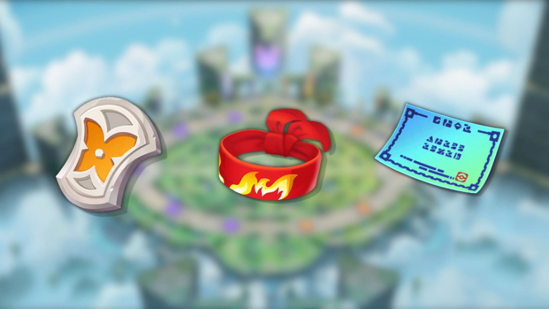 Resonant Guard, Focus Band, and Weakness Policy (Image via The Pokemon Company)