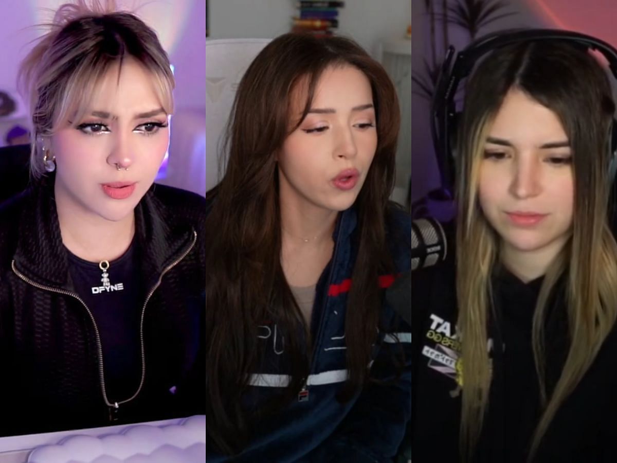 Ranking the top 5 most followed female Twitch streamers (Image via Twitch/AriGameplays, Pokimane and Rivers_gg)