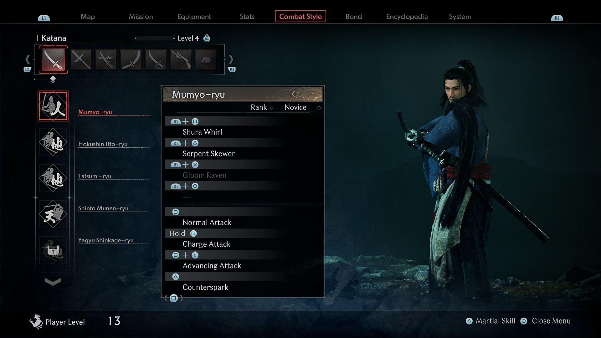 There are various combat styles available in Rise of the Ronin (Image via Team Ninja)