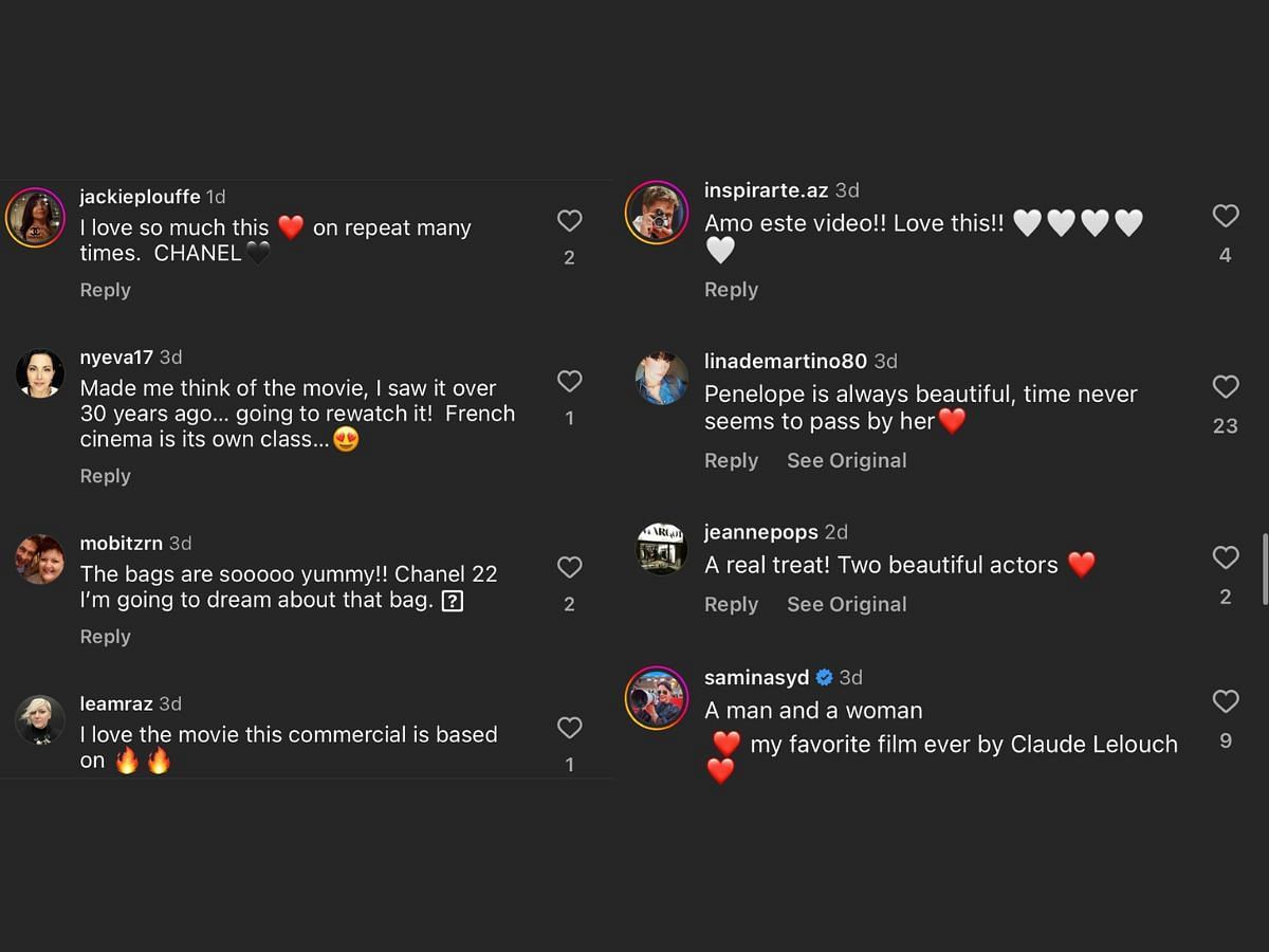 Netizens react to Brad Pitt and Penelope Cruz&#039;s campaign visuals for Chanel (Screengrab via Instagram/@chanelofficial)