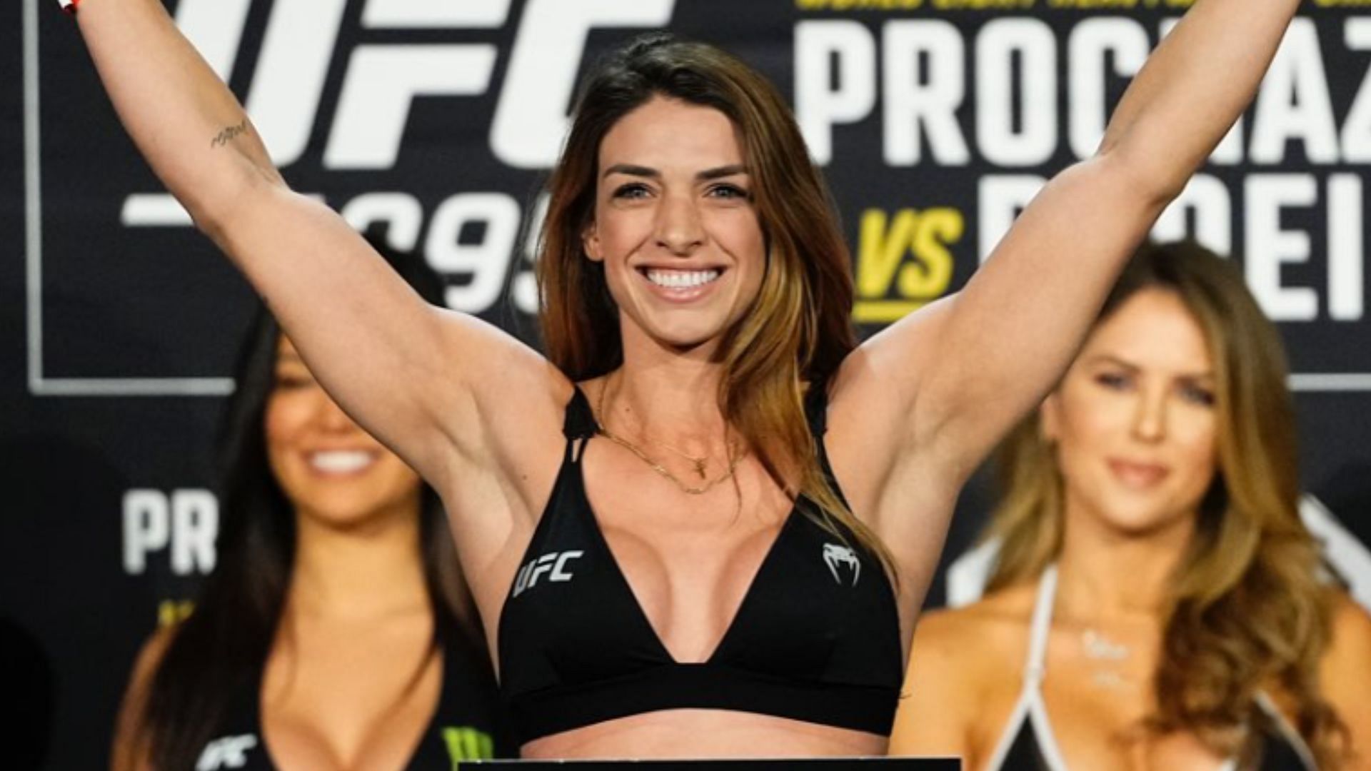 Mackenzie Dern responds to fan who questions why she is still fighting [Images courtesy of @mackenziedern on Instagram]