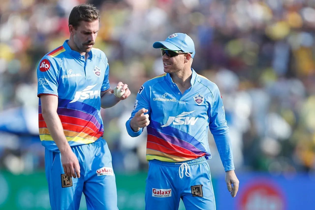 Anrich Nortje (left) has been bothered by injuries lately. [P/C: iplt20.com]