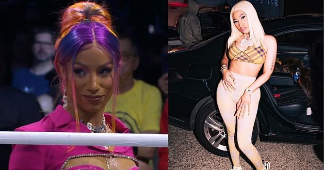 AEW star Mercedes Mone (fka Sasha Banks) sends a message to Nicki Minaj