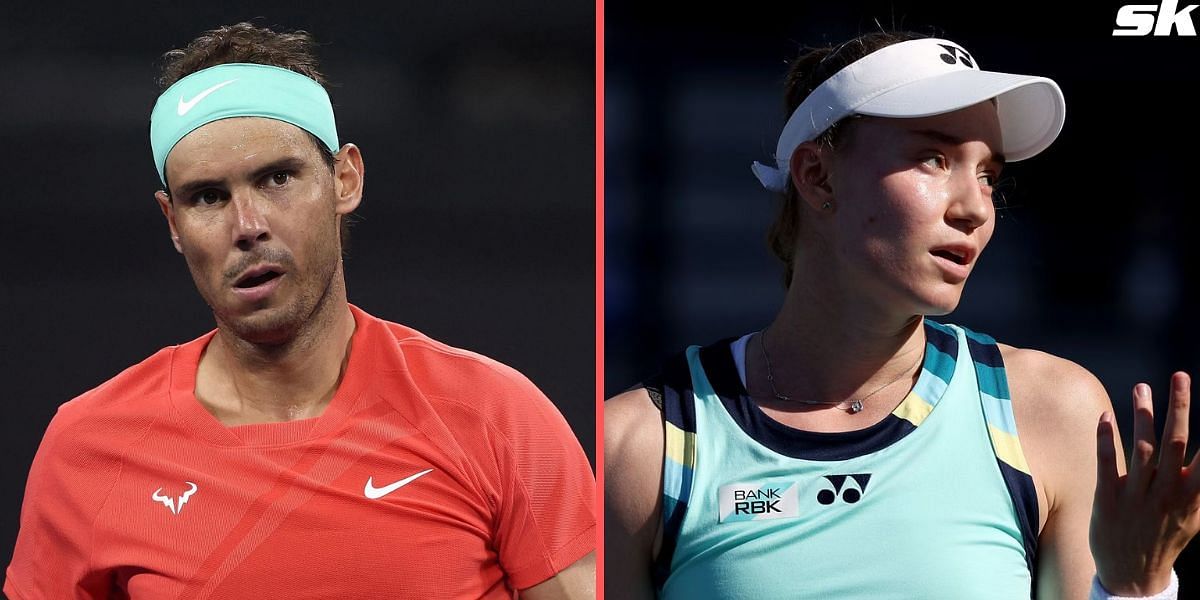 Rafael Nadal and Elena Rybakina being excluded from Tennis Channel