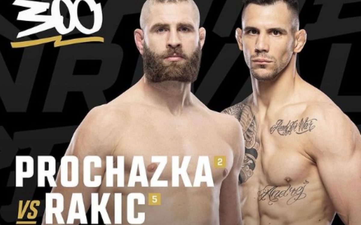 Jiri Prochazka vs. Aleksandar Rakic Head to Head Record