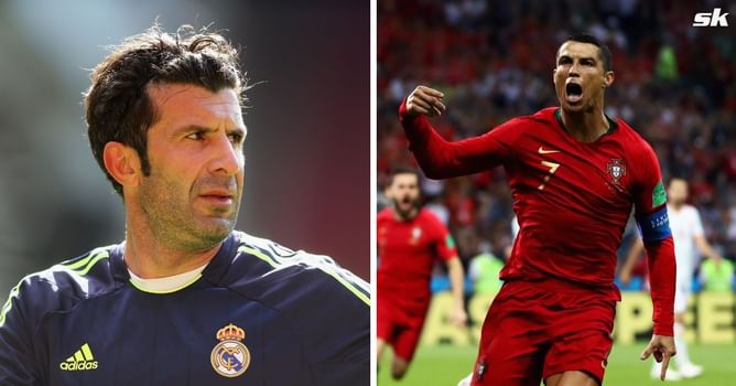 “He’s the most competitive guy I’ve seen after me” - Luis Figo pokes fun at Cristiano Ronaldo with joke before admiring Al-Nassr superstar