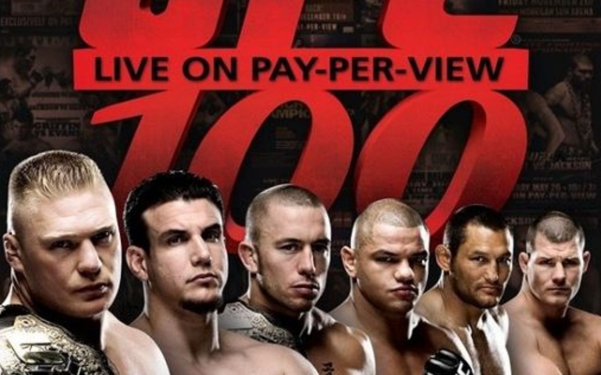 UFC 100 took place over a decade ago in 2009