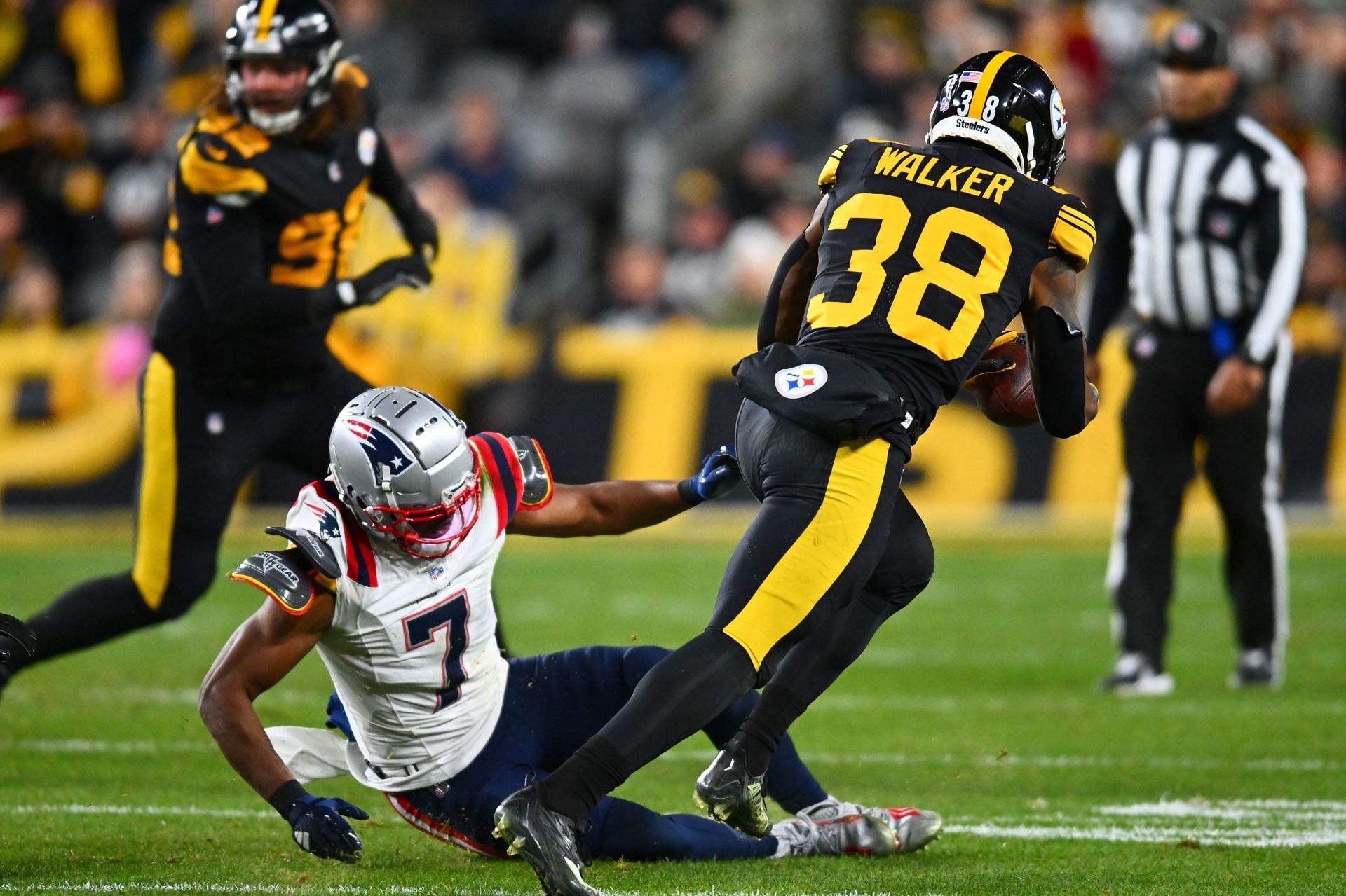 Juju Smith-Schuster at New England Patriots v Pittsburgh Steelers