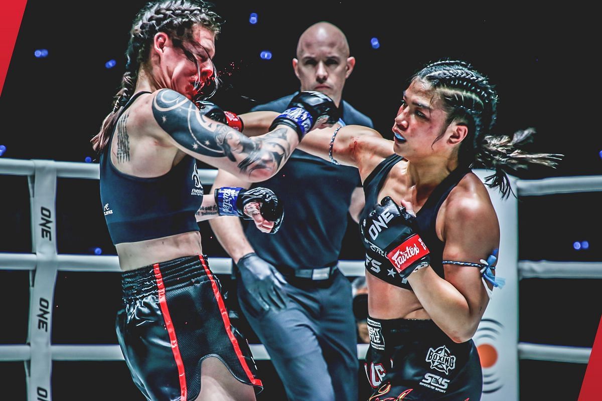 Martine Michieletto and Jackie Buntan  - Photo by ONE Championship