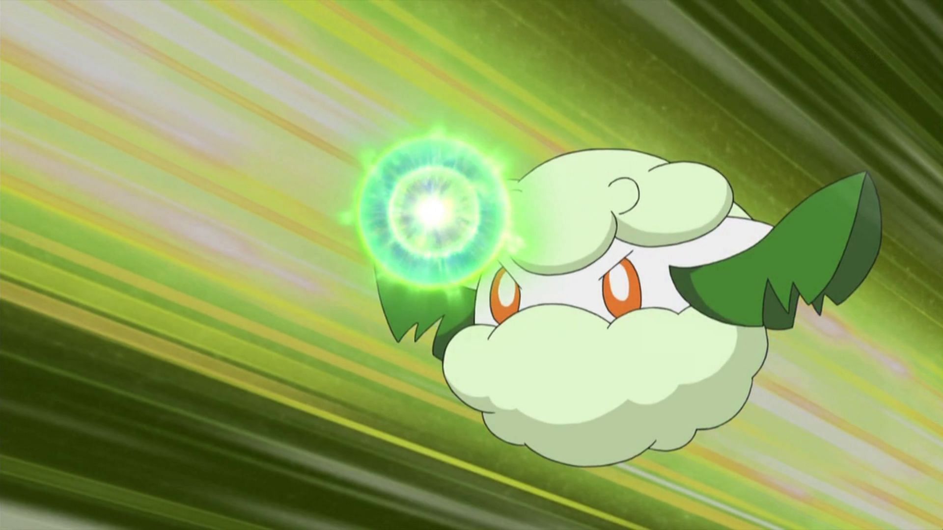 Cottonee, as seen in the anime (Image via TPC)