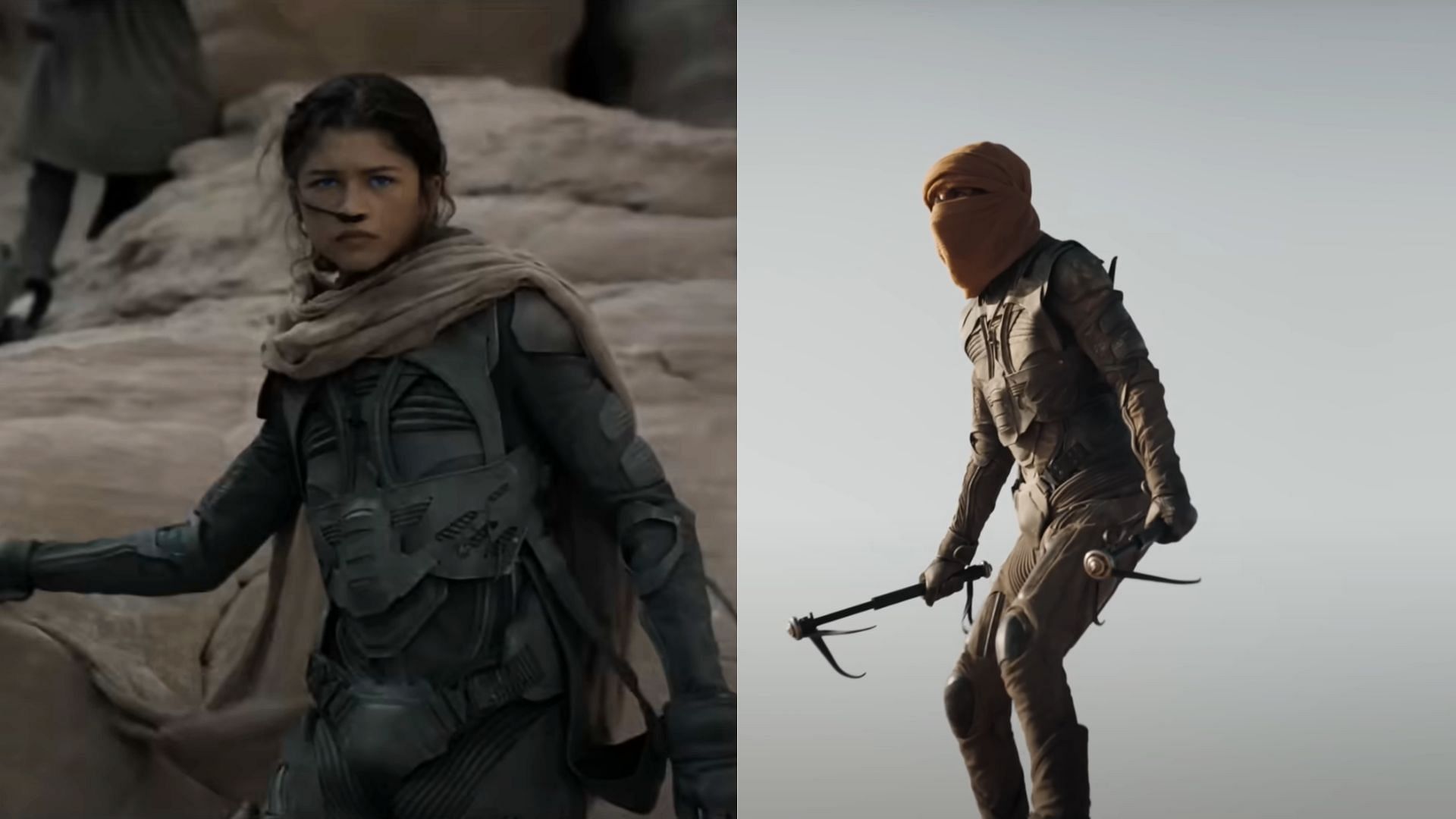 Maria&#039;s suit looks similar to the Fremen suit from Dune (Image via WB)