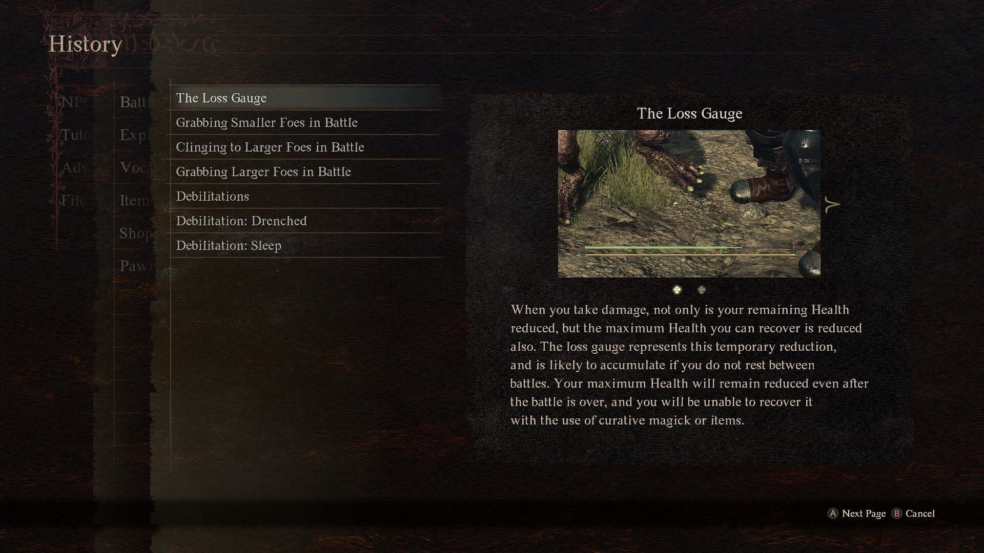 The Loss Gauge in Dragon&#039;s Dogma 2 (Image via Capcom)