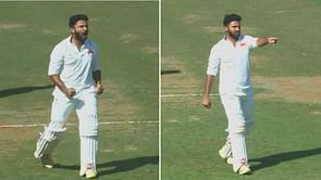 [Watch] Shardul Thakur lets his emotions out after incredible maiden first-class hundred during Mumbai vs Tamil Nadu Ranji Trophy semifinal