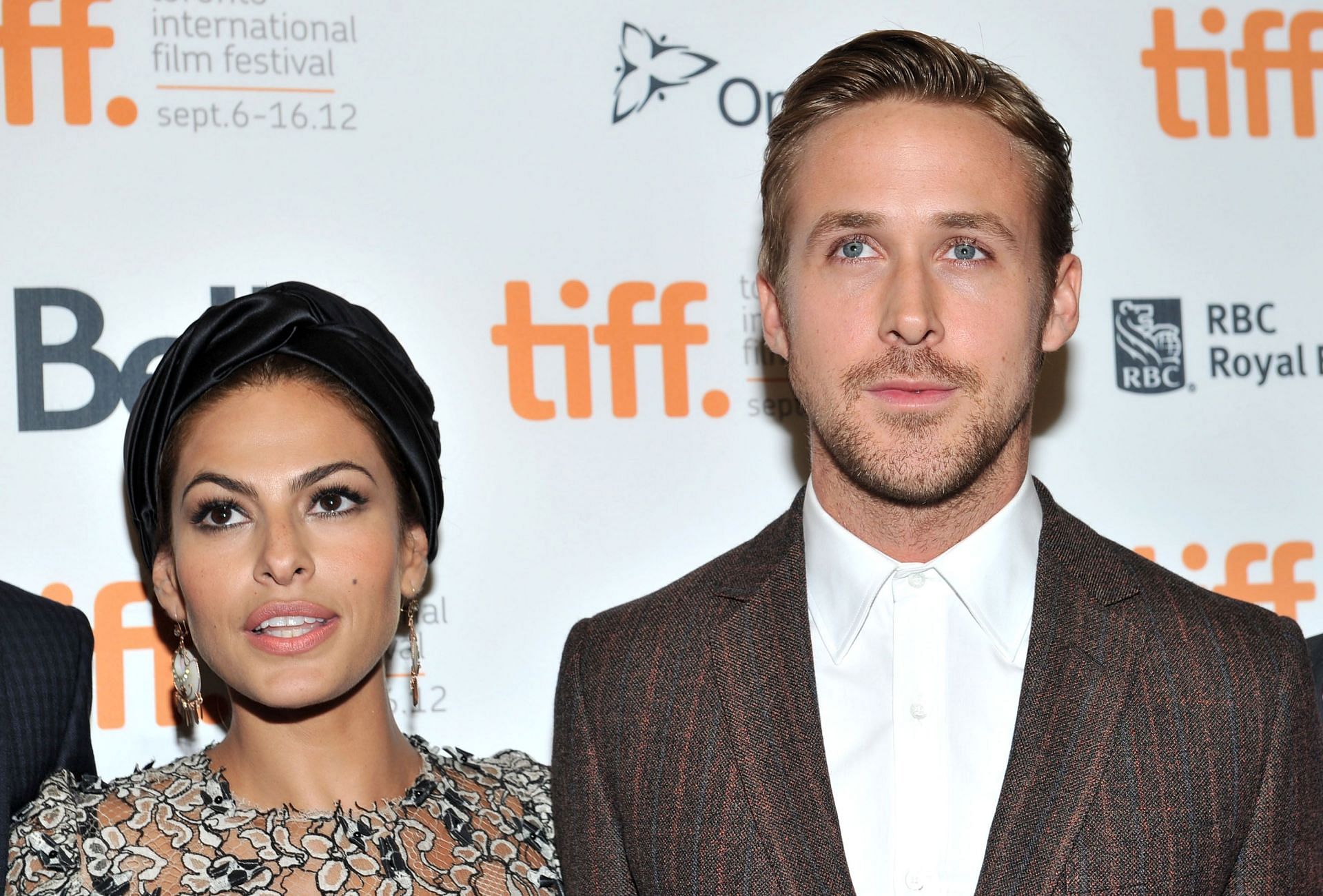 Eva Mendes and Ryan Gosling at &quot;The Place Beyond The Pines&quot; Premiere (via Getty/Sonia Recchia)